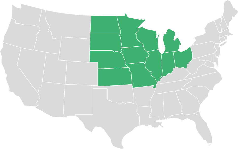 Midwest Map