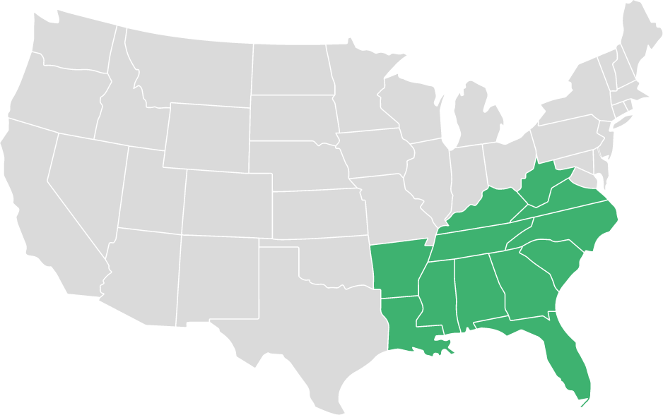 Southeast Map