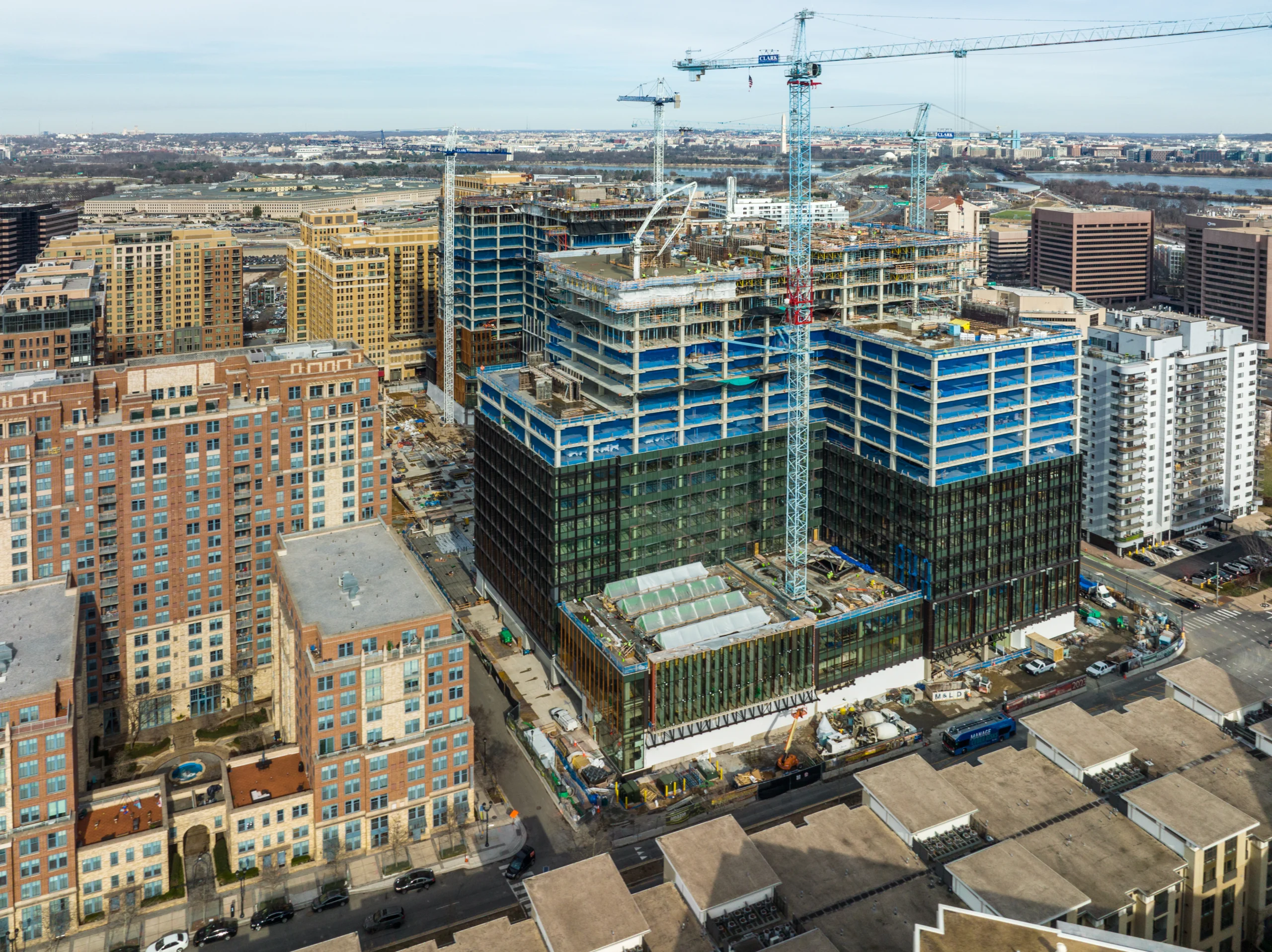Amazon Hq2 Construction, Crystal City, Arlington, Virginia Amazon Hq2 Construction, Crystal City, Arlington, Virginia