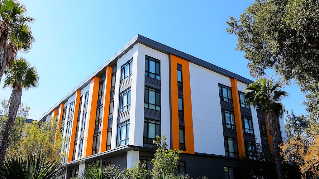 Modern Apartment Building Exterior