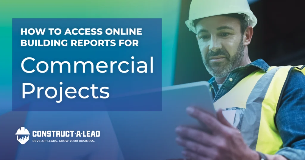 How to Access Online Building Reports for Commercial Projects ...